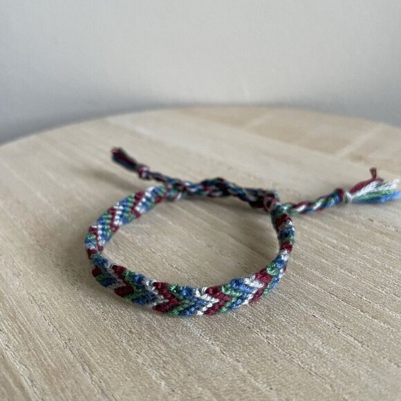 Handmade Jewelry - Geneva Bracelet, anklet, trendy, comfortable, tie, embroidery thread, woven, gif